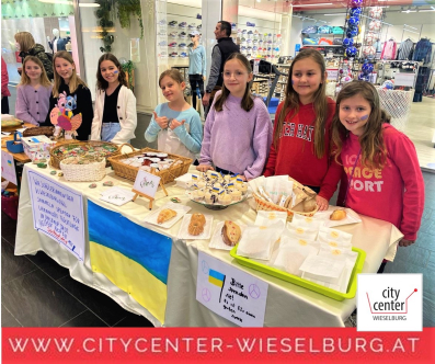 Volksschule Wieselburg sammelt Spenden für Ukraine