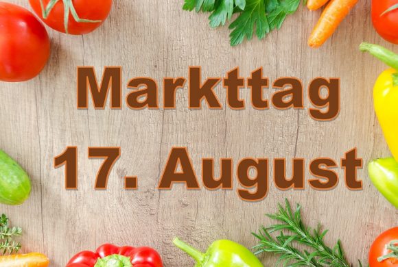 Markttag am Mittwoch 17. August