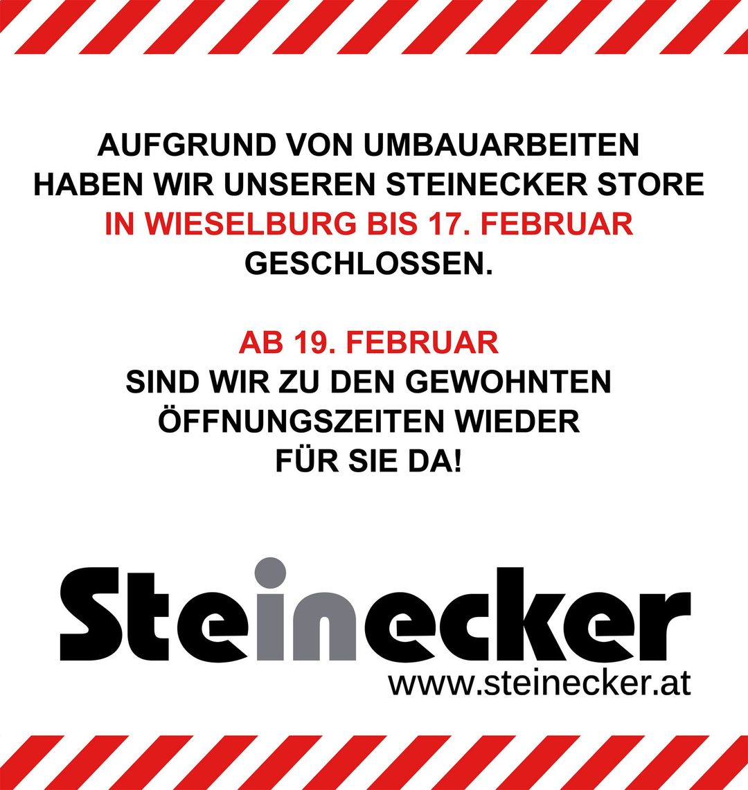 Steinecker Moden baut um! Eröffnung am 14. Februar
