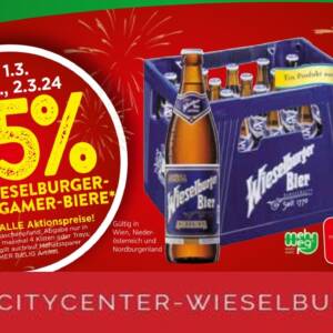 Wieselburger Bier – Minus 25 Prozent