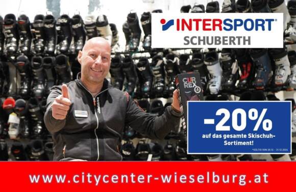 Ski-Schuh-Aktion bei Intersport Schuberth