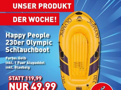 Schlauchboot Aktion bei Schuberth