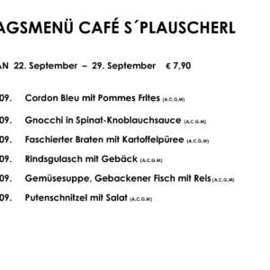 Mittagsteller s`Plauscherl