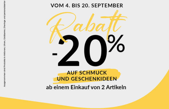 Minus 20 % Rabatt bei GIOIAPURA