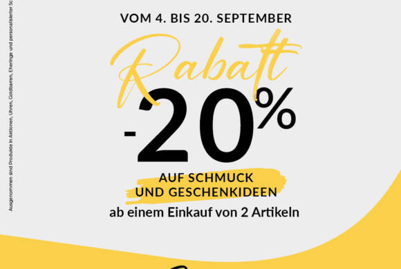 Minus 20 % Rabatt bei GIOIAPURA