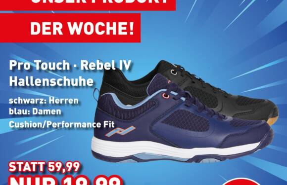 Hallenschuhe nur € 19,90 TURBO DEAL DER WOCHE