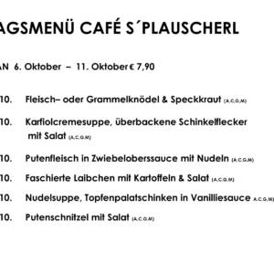 Tagesteller Café s`Plauscherl