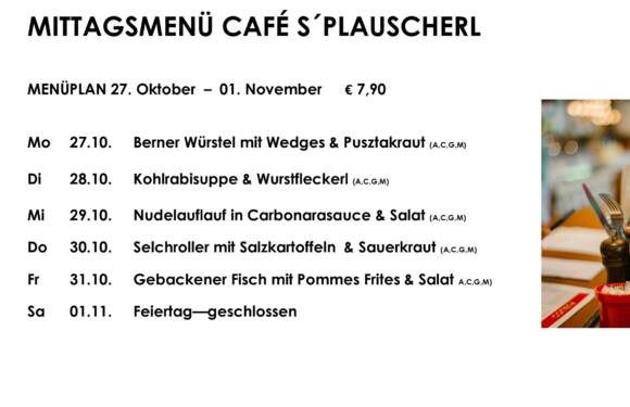 Mittagsteller Café s`Plauscherl Mittagsteller Café s`Plauscherl