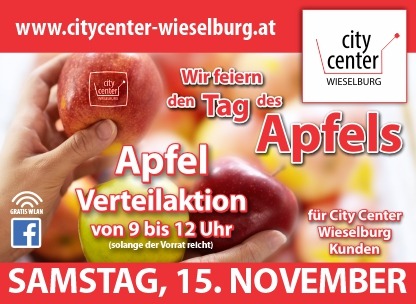 Tag des Apfels am Sa 15. November – Hol dir deinen Apfel