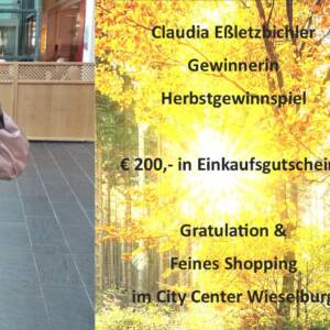 Claudia Eßletzbichler – Gewinnerin Herbstgewinnspiel