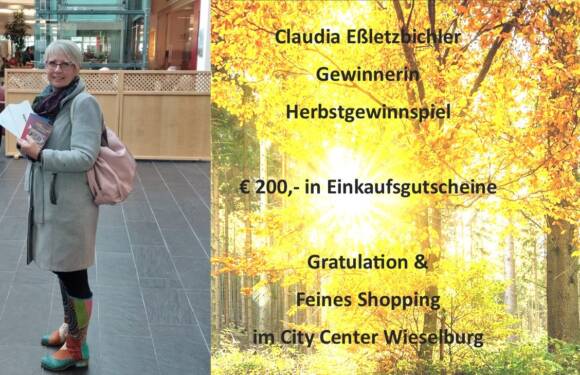 Claudia Eßletzbichler – Gewinnerin Herbstgewinnspiel