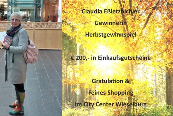 Claudia Eßletzbichler – Gewinnerin Herbstgewinnspiel