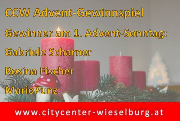Gewinner erster Adventsonntag