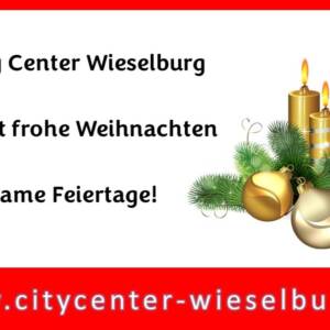 Frohe Weihnachten wünscht das City Center Wieselburg Frohe Weihnachten wünscht das City Center Wieselburg