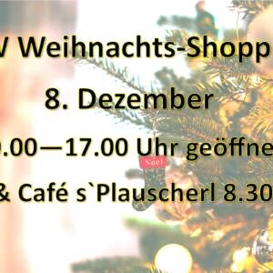 Weihnachts-Shopping am 8. Dezember