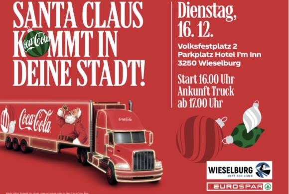 Der Cola – Truck kommt nach Wieselburg