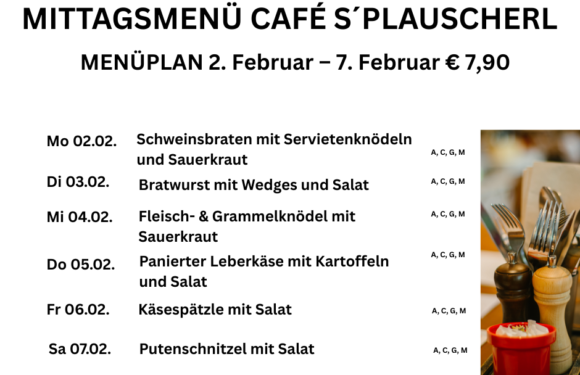 Tagesteller Café s`Plauscherl