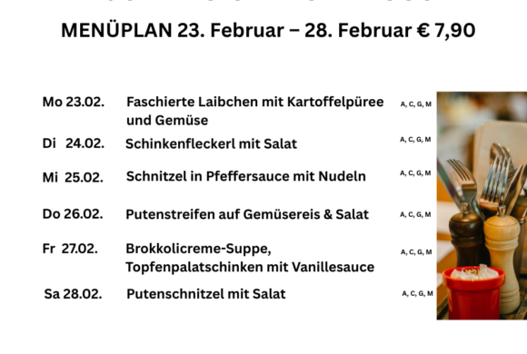 Tagesteller Café s`Plauscherl