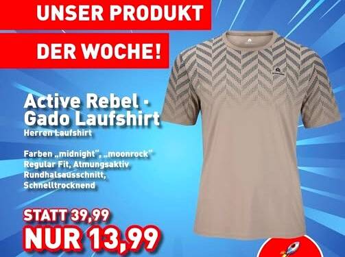 Intersport: Active Rebel Gado Laufshirt € 13,99 Intersport: Active Rebel Gado Laufshirt € 13,99