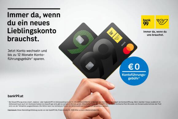 Deine Lieblingsbank – Bank 99