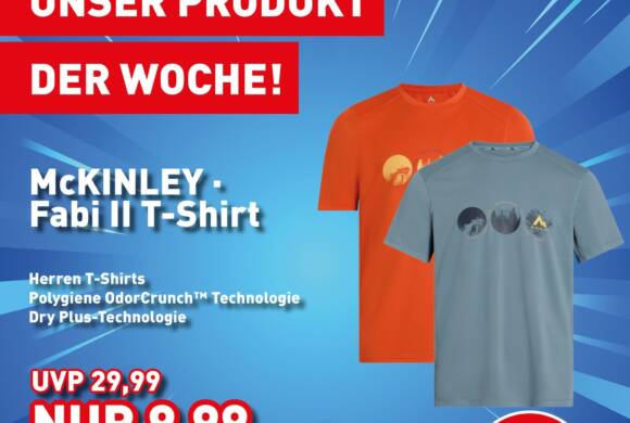 McKINLEY – Fabi III & Fabi II T-Shirts Damen & Herren – Modell