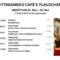 Menüplan Café s`Plauscherl