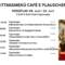 Menüplan Café s`Plauscherl