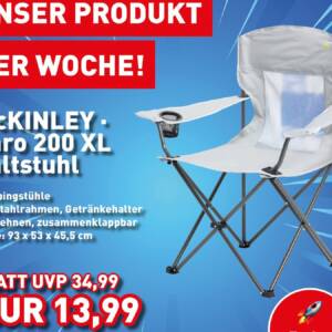McKINLEY – Faro 200 XL Faltstuhl
