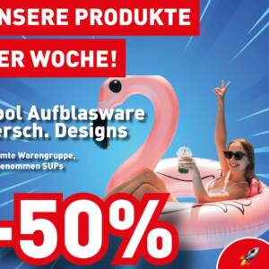 Pool – Aufblasware – Aktion bei Intersport Schuberth