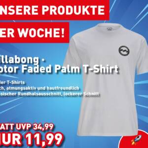 Billabong – Rotor Faded Palm T-Shirt für KIDS