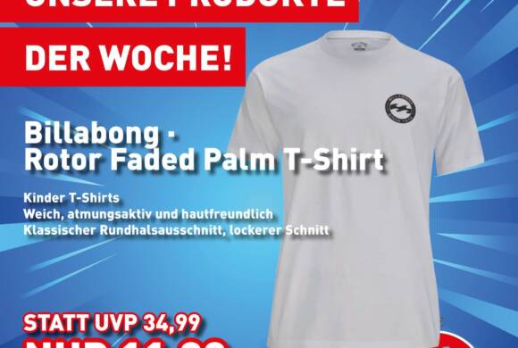 Billabong – Rotor Faded Palm T-Shirt für KIDS